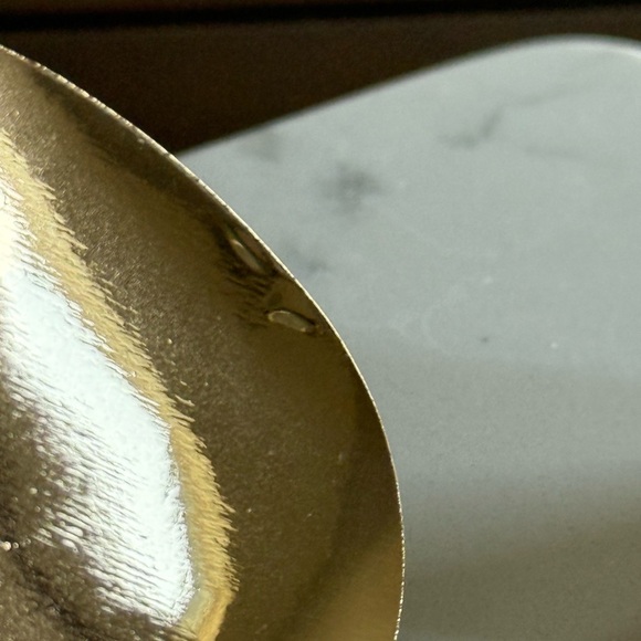 Multicolor Metallic Gold Dangle Teardrop Statement Earrings - Picture 5 of 6